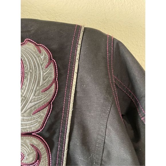 Harley‎ Davidson riding padded big embroidered details size large - Picture 4 of 10